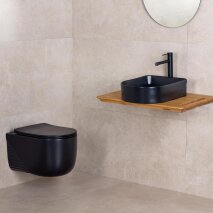 Tezgah Üstü Lavabo Mat Siyah EH-5110MS - 3