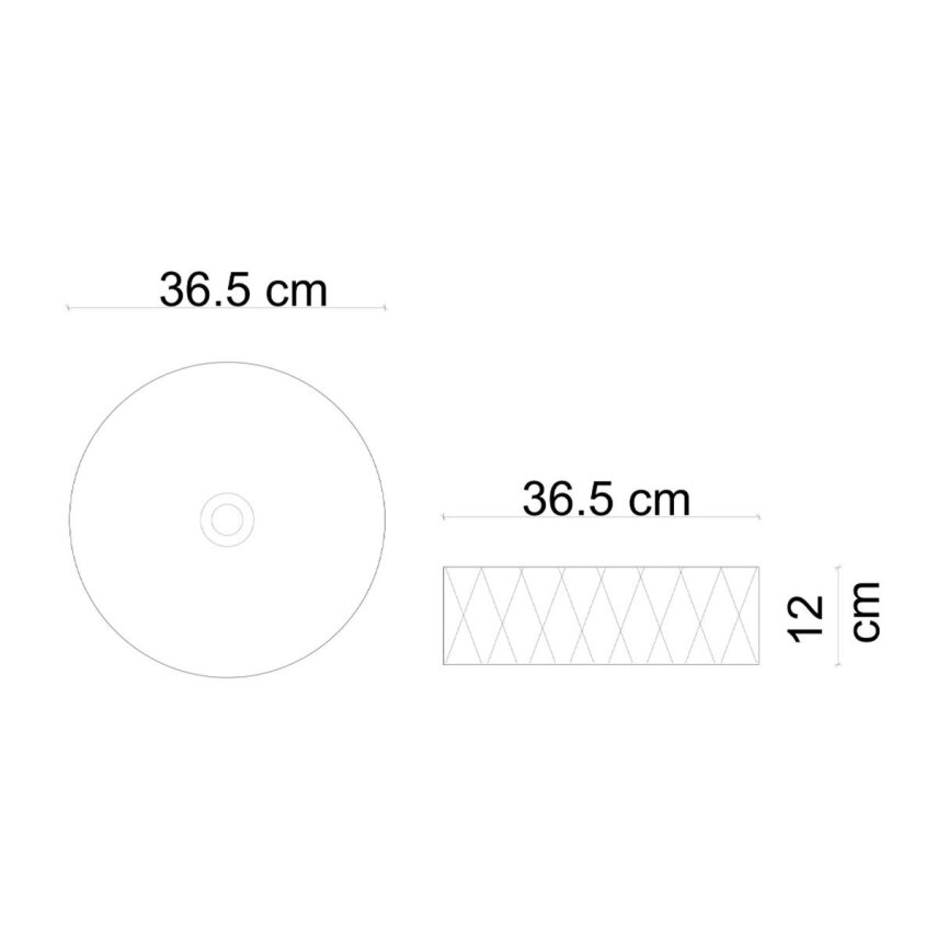 Tezgah Üstü Lavabo Mat Yeşil & Siyah E-W5001YS  - 2