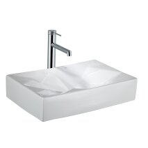 Tezgah Üstü Lavabo Parlak Beyaz E-W2000 