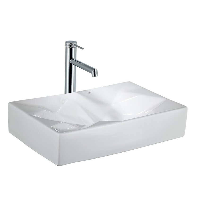 Tezgah Üstü Lavabo Parlak Beyaz E-W2000 - 1