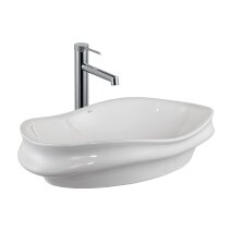  Tezgah Üstü Lavabo Parlak Beyaz E-W3000