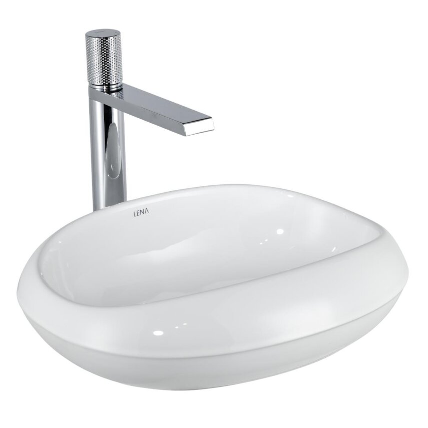 Tezgah Üstü Lavabo Parlak Beyaz EY-4710  - 1