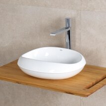 Tezgah Üstü Lavabo Parlak Beyaz EY-4710  - 2