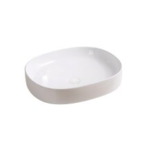 Tezgah Üstü Lavabo Parlak Beyaz EY-4712 