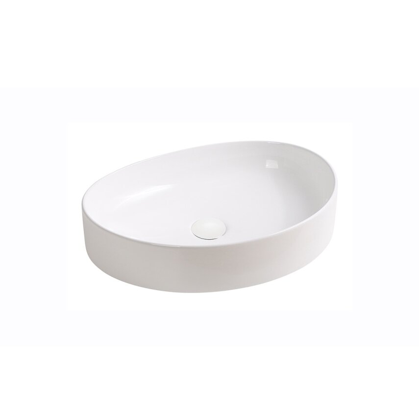 Tezgah Üstü Lavabo Parlak Beyaz EY-4713  - 1