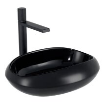 Tezgah Üstü Lavabo Parlak Siyah EY-4710S 