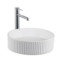 Tezgah Üstü Mat Beyaz Lavabo E-W1001MB 