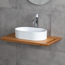 Tezgah Üstü Mat Beyaz Lavabo E-W1002MB  - 3