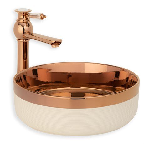 Tezgah Üstü Porselen Lavabo E-4000R  - 1