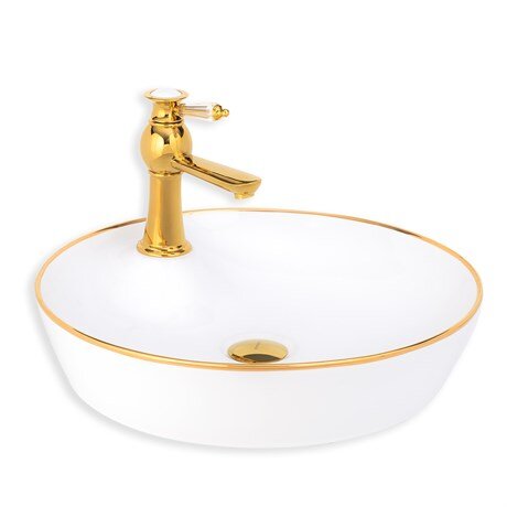 Tezgah Üstü Porselen Lavabo E-4044A  - 1