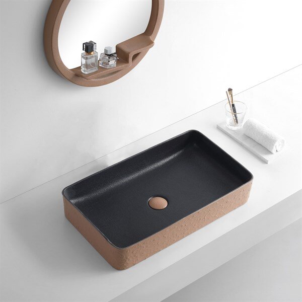 Tezgah Üstü Porselen Lavabo E-4061P  - 2