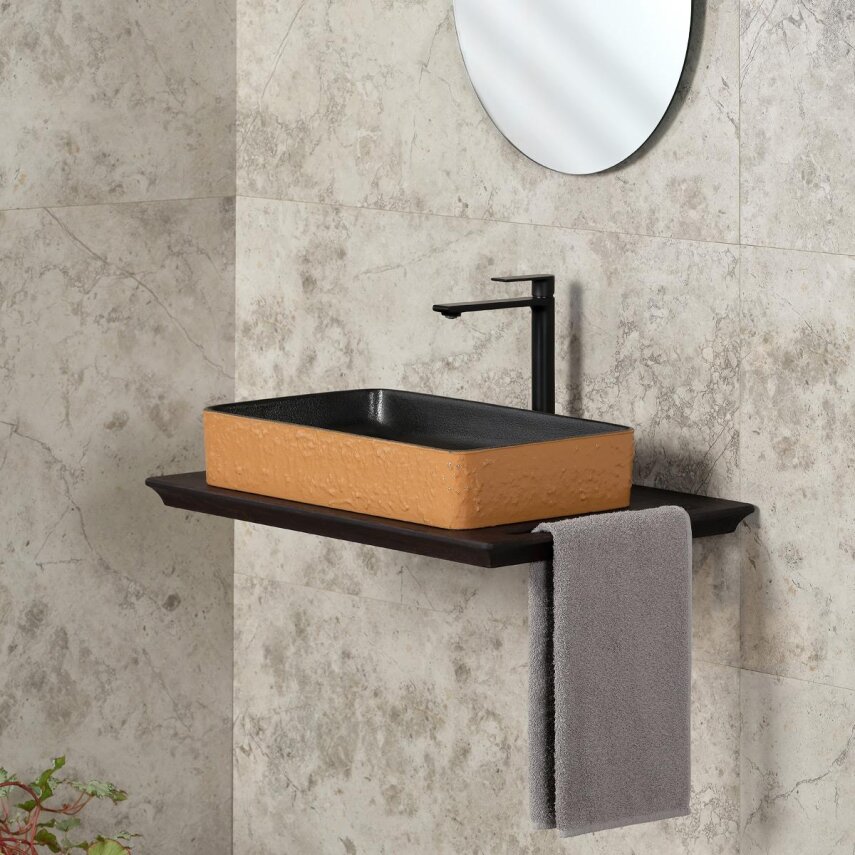 Tezgah Üstü Porselen Lavabo E-4061P  - 4