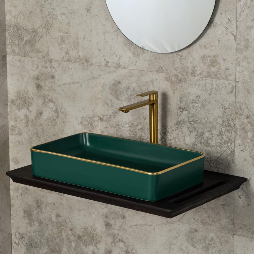 Tezgah Üstü Porselen Lavabo E-4071Y  - 3
