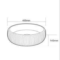 Tezgah Üstü Porselen Lavabo E-4161  - 4
