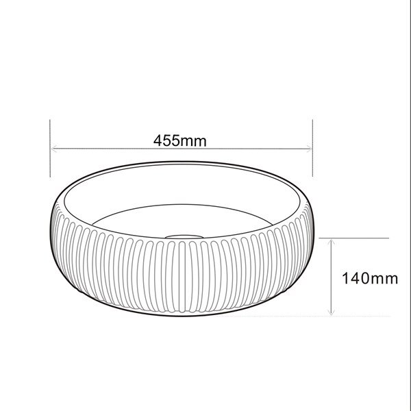 Tezgah Üstü Porselen Lavabo E-4161  - 4