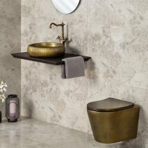 Tezgah Üstü Porselen Lavabo E-4161C  - 3
