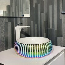 Tezgah Üstü Porselen Lavabo E-4161M  - 2