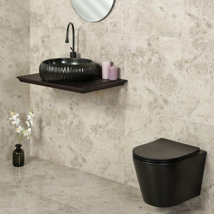  Tezgah Üstü Porselen Lavabo E-4161S - 2