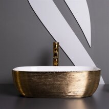 Tezgah Üstü Porselen Lavabo E-5003A  - 3
