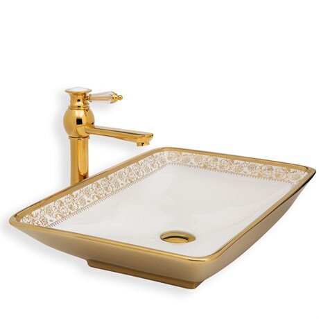 Tezgah Üstü Porselen Lavabo E-8121  - 1