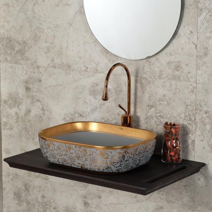 Tezgah Üstü Porselen Lavabo EH-4290MGR  - 2