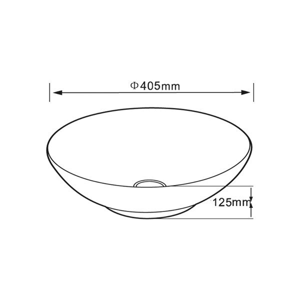 Tezgah Üstü Porselen Lavabo EY-7031  - 2